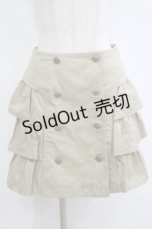 画像: Jane Marple / トレンチフリルスカート  ベージュ H-25-11-12-031-JM-SK-KB-ZH