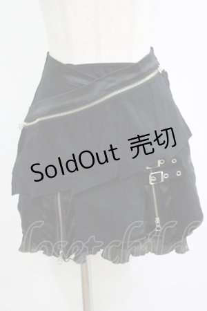 画像: Ozz oneste / レイヤード風スカート  ブラック H-25-11-12-033-OO-SK-KB-ZH