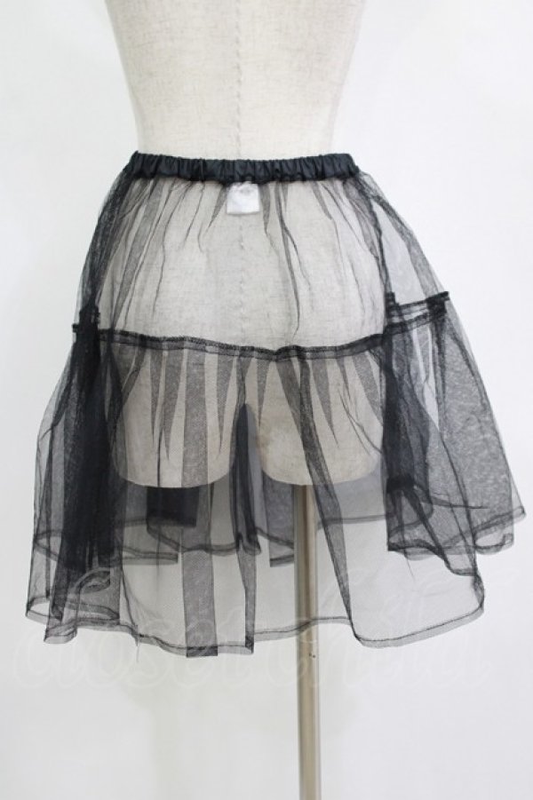 画像3: ATELIER PIERROT / チュールパニエ  黒 H-25-11-12-034-EL-SK-KB-ZH (3)