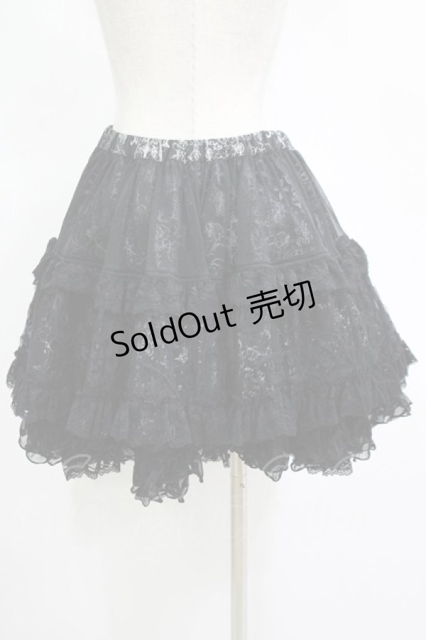 画像3: FRILL / ボリュームフリルスカート  ブラック H-25-11-12-035-HN-SK-KB-ZH (3)