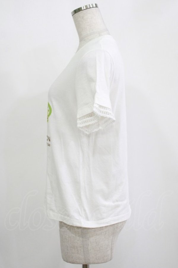 画像2: Jane Marple / Anniversary cakes Tシャツ  オフホワイト H-25-11-12-037-JM-TO-KB-ZT383 (2)