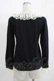 画像3: Leur Getter / レース襟カットソー  黒 H-25-11-12-041-LU-TO-KB-ZH (3)