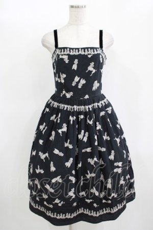 画像: Jane Marple / プードルキャミソールドレス  ブラック H-25-11-12-005-JM-OP-KB-ZH