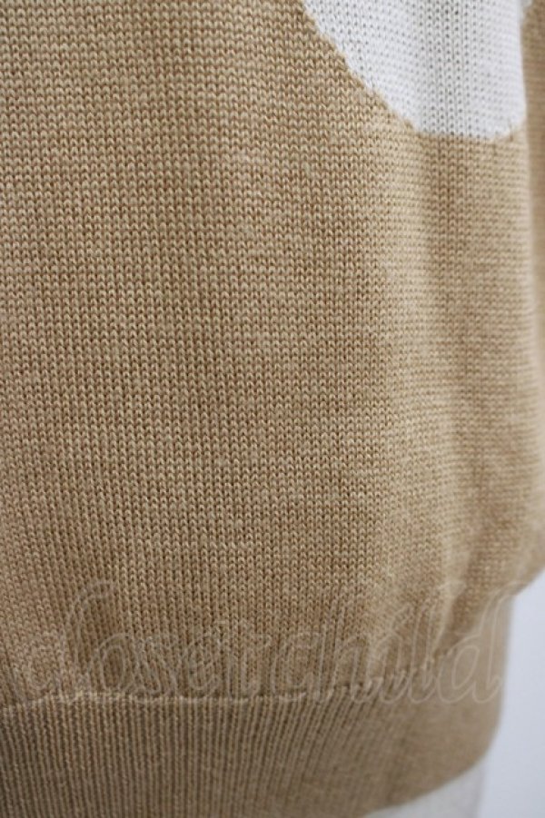 画像4: Q-pot. / メルトチョコレートクルーネックニット  ミルク H-25-11-12-045-QP-TO-KB-ZH (4)