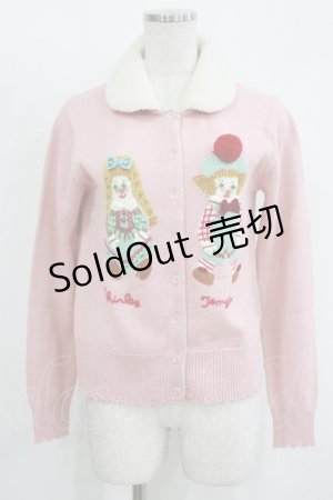 画像: Shirley Temple / ドールニットカーディガン 150〜160 ピンク H-25-11-12-048-ET-TO-KB-ZH