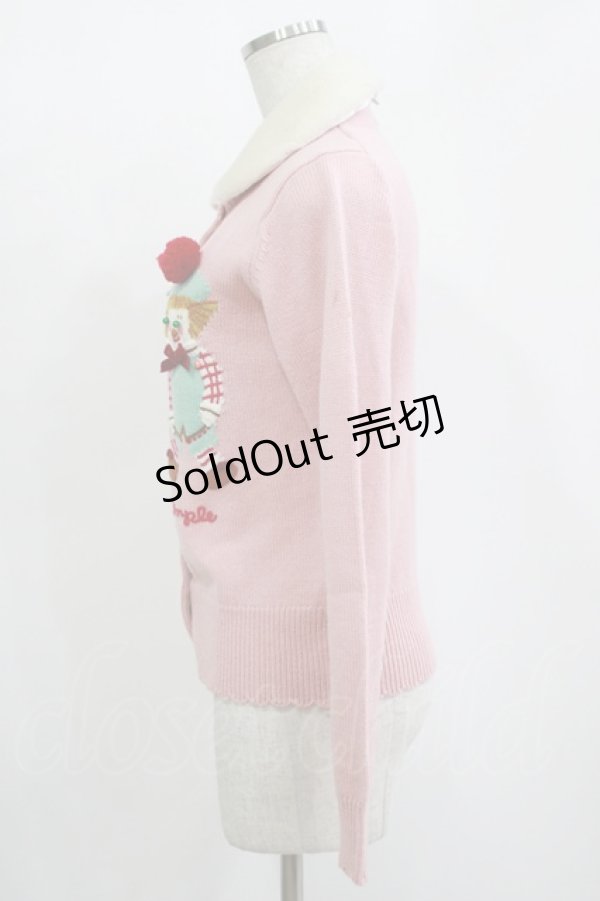 画像2: Shirley Temple / ドールニットカーディガン 150〜160 ピンク H-25-11-12-048-ET-TO-KB-ZH (2)