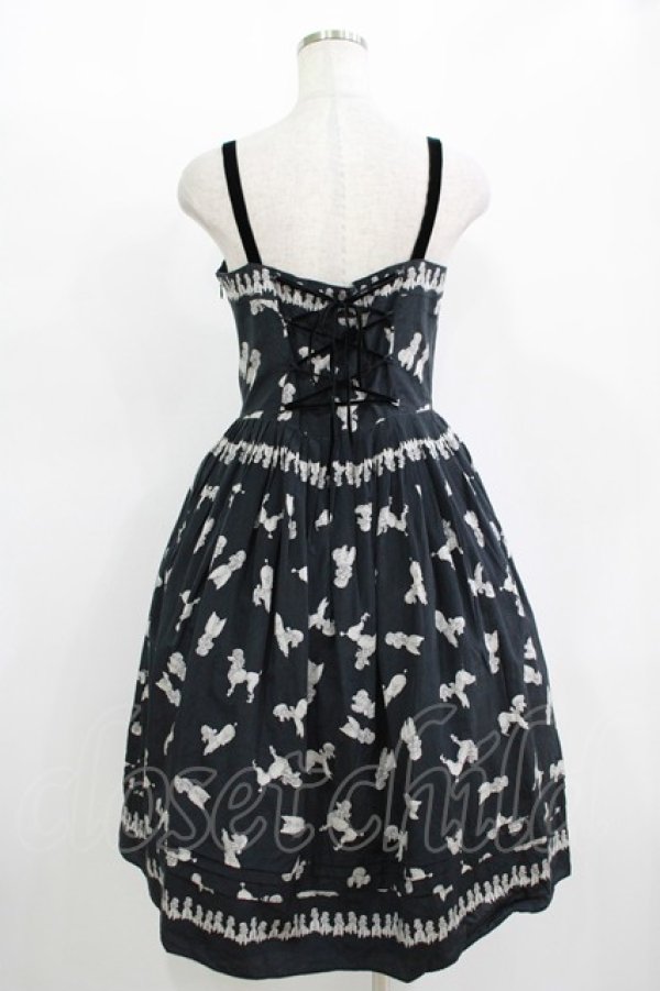 画像3: Jane Marple / プードルキャミソールドレス  ブラック H-25-11-12-005-JM-OP-KB-ZH (3)