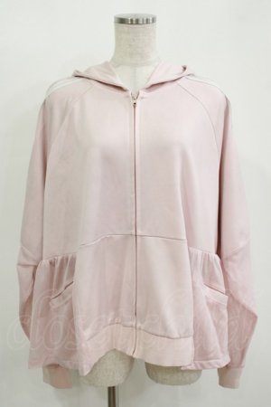画像: Candy Stripper / RUFFLE TIER JERSEY PARKA  ピンク H-25-11-12-049-PU-TO-KB-ZH