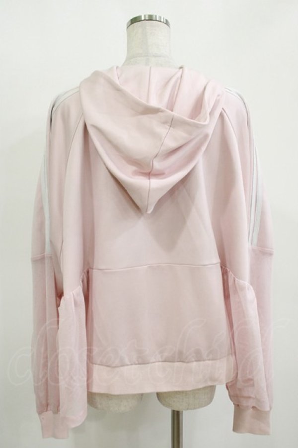 画像3: Candy Stripper / RUFFLE TIER JERSEY PARKA  ピンク H-25-11-12-049-PU-TO-KB-ZH (3)
