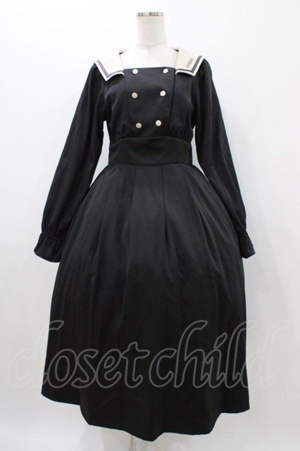 画像1: m petit by misako / サンリオキャラクターズコラボ クロミセーラーワンピース M ブラック H-25-11-12-1036-LO-OP-NS-ZH (1)