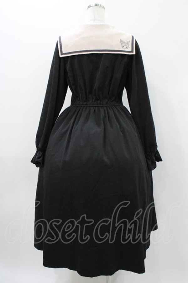 画像2: m petit by misako / サンリオキャラクターズコラボ クロミセーラーワンピース M ブラック H-25-11-12-1036-LO-OP-NS-ZH (2)