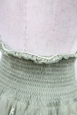 画像3: axes femme / 蝶チュールスカート M グリーン H-25-11-12-1040-AX-SK-NS-ZH (3)