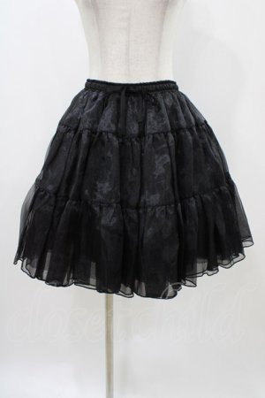 画像: axes femme kawaii / ボリュームオーガンジーパニエ M ブラック H-25-11-12-1044-AX-SK-NS-ZH