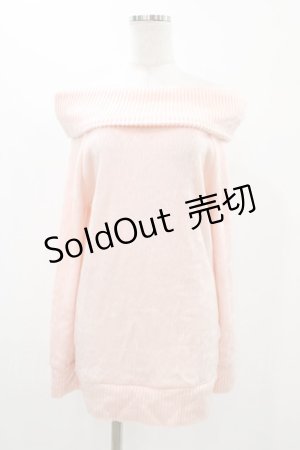 画像: LIZ LISA / オフショルトップス Free ピンク H-25-11-12-1047-LO-TO-NS-ZH