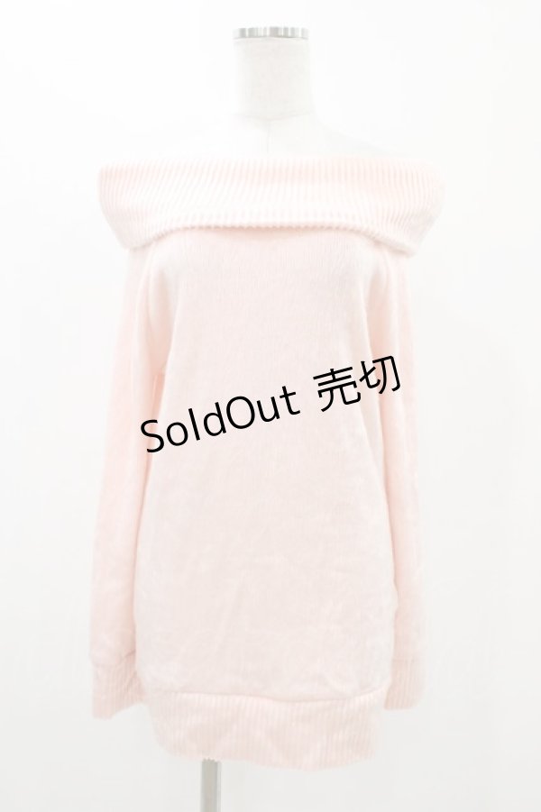 画像1: LIZ LISA / オフショルトップス Free ピンク H-25-11-12-1047-LO-TO-NS-ZH (1)