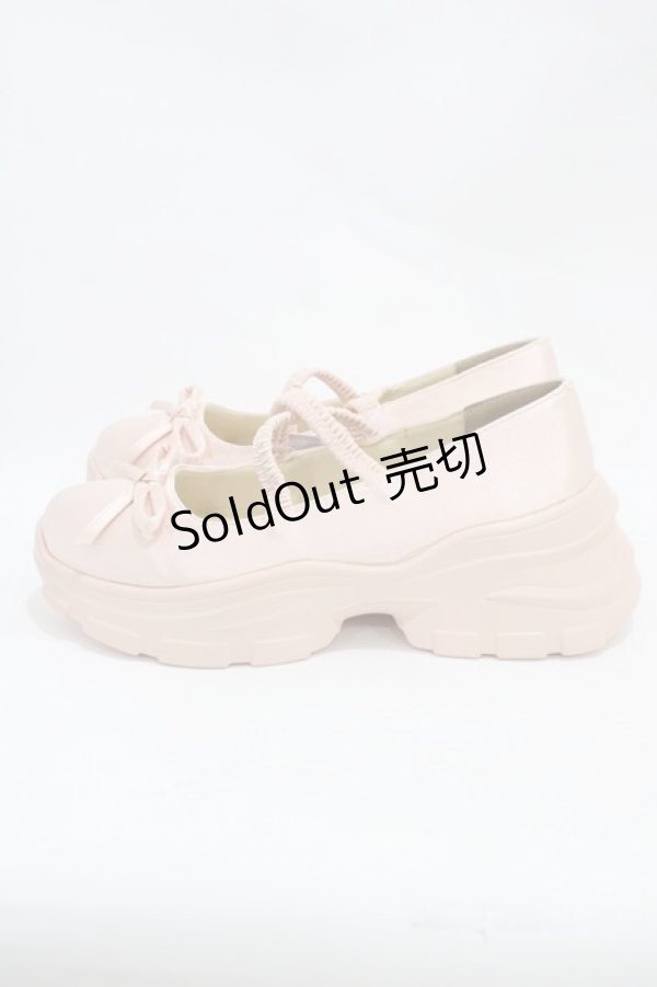 画像2: Cherirulu Chocola / バレエシューズ LL ピンク H-25-11-12-1004-0-SH-NS-ZH (2)