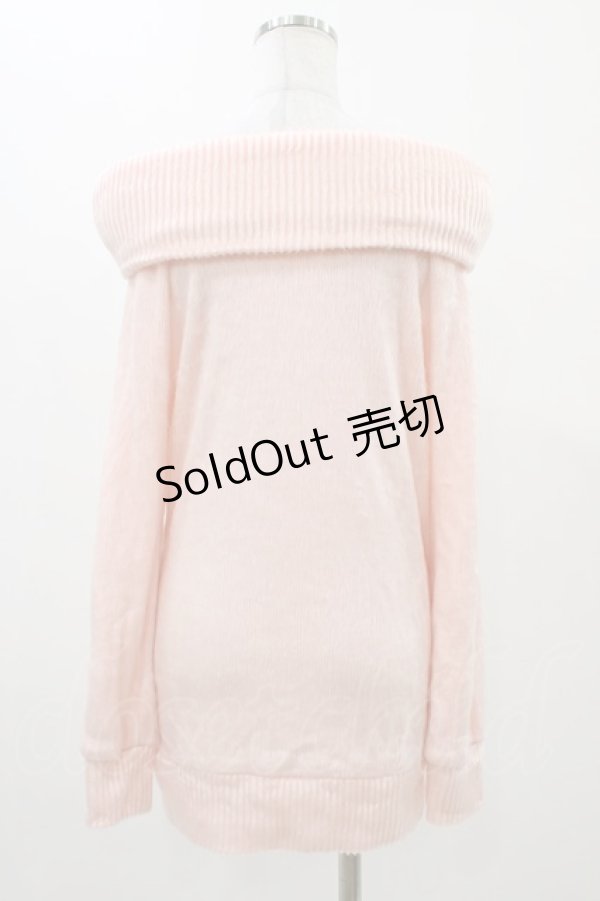 画像2: LIZ LISA / オフショルトップス Free ピンク H-25-11-12-1047-LO-TO-NS-ZH (2)