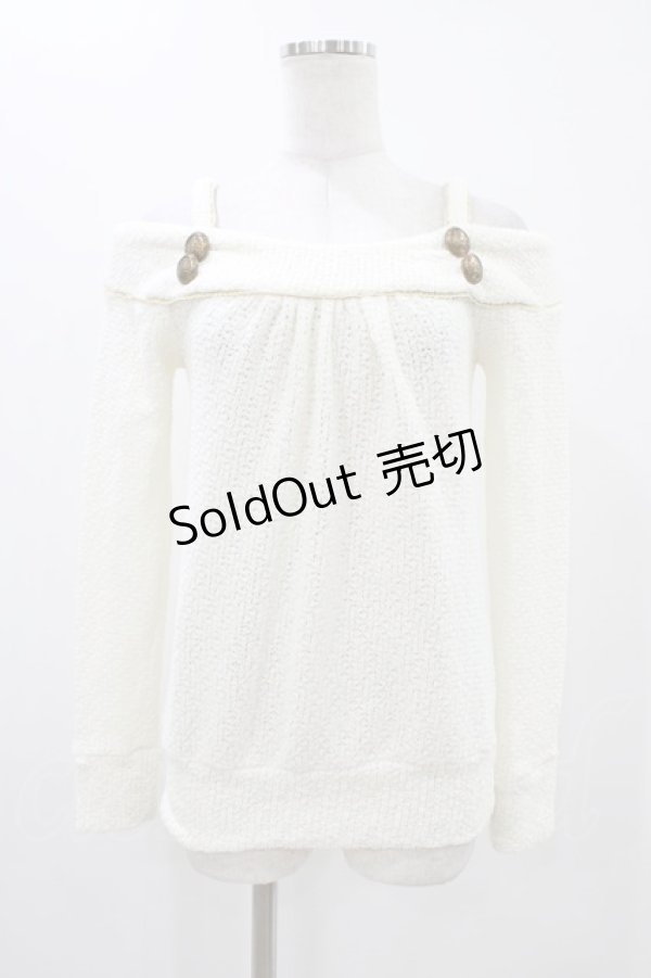 画像1: LIZ LISA / オフショルトップス Free オフ H-25-11-12-1048-LO-TO-NS-ZH (1)