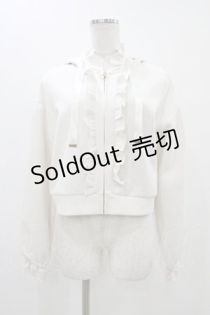 画像: axes femme / ショート丈フリルパーカー M Free H-25-11-12-1049-AX-TO-NS-ZH