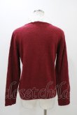 画像2: axes femme / 襟付きニット M レッド H-25-11-12-1055-AX-TO-NS-ZH (2)