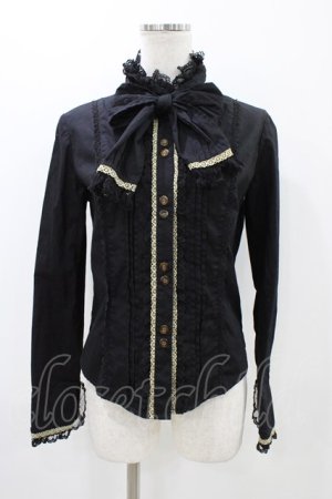 画像: Angelic Pretty / Holy Night Storyボウタイブラウス Free ブラック H-25-11-12-1059-AP-BL-NS-ZH