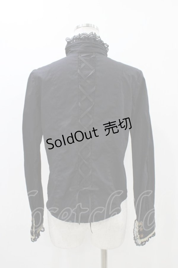 画像2: Angelic Pretty / Holy Night Storyボウタイブラウス Free ブラック H-25-11-12-1059-AP-BL-NS-ZH (2)