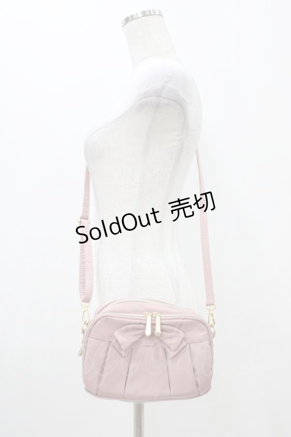 画像1: m petit by misako / AMリボンウォレットSLD  ピンク H-25-11-12-1006-LO-BG-NS-ZH (1)