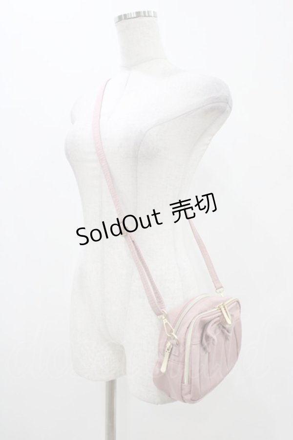 画像2: m petit by misako / AMリボンウォレットSLD  ピンク H-25-11-12-1006-LO-BG-NS-ZH (2)