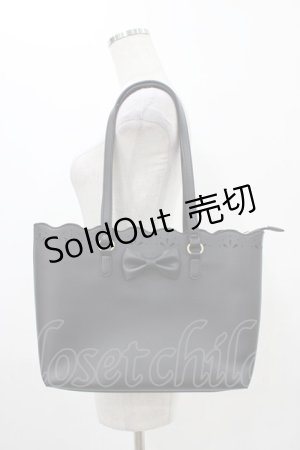 画像: m petit by misako / サンリオキャラクターズコラボ クロミ トートバッグ  ブラック H-25-11-12-1010-LO-BG-NS-ZH