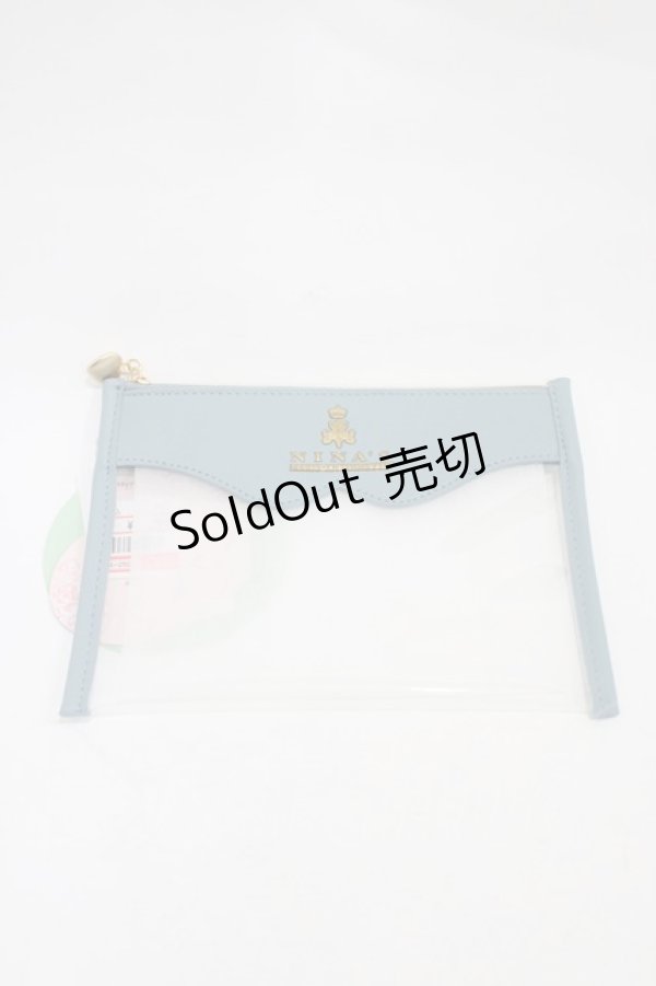 画像1: m petit by misako / AM*コウチャツキクリアP（紅茶無し）  サックス H-25-11-12-1014-LO-ZA-NS-ZH (1)