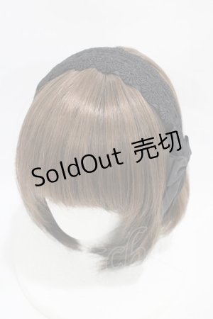 画像: m petit by misako / TT*AMレースカチューシャ  ブラック H-25-11-12-1017-LO-AC-NS-ZH