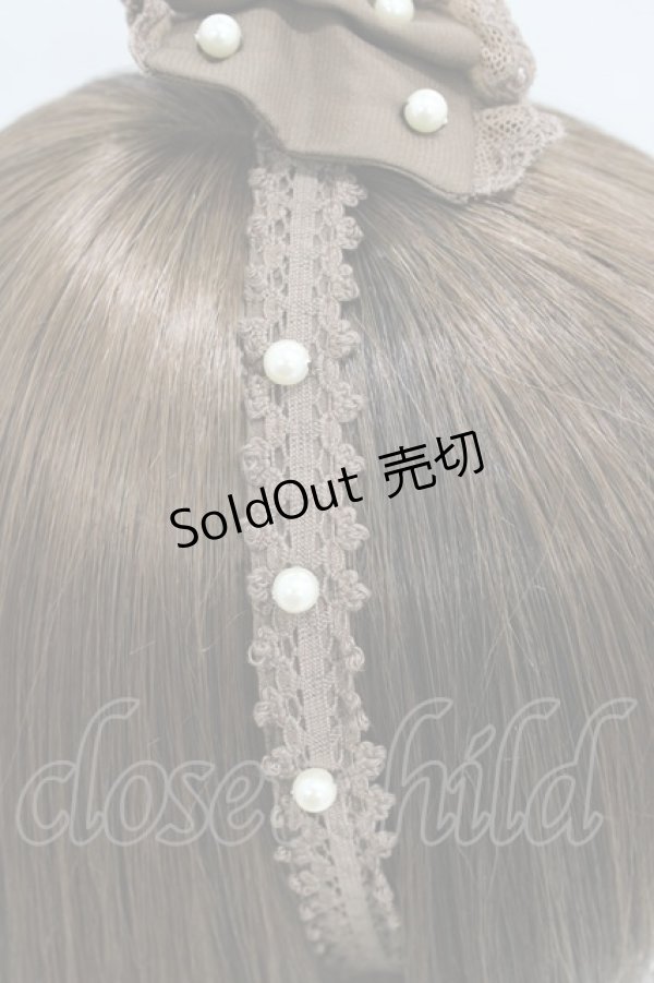 画像3: Angelic Pretty / おすましパーリィサテンカチューシャ  ブラウン H-25-11-12-1019-AP-AC-NS-ZH (3)