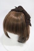 画像1: Innocent World / バラレースドレスリボンカチューシャ  ショコラ H-25-11-12-1020-IW-AC-NS-ZH (1)