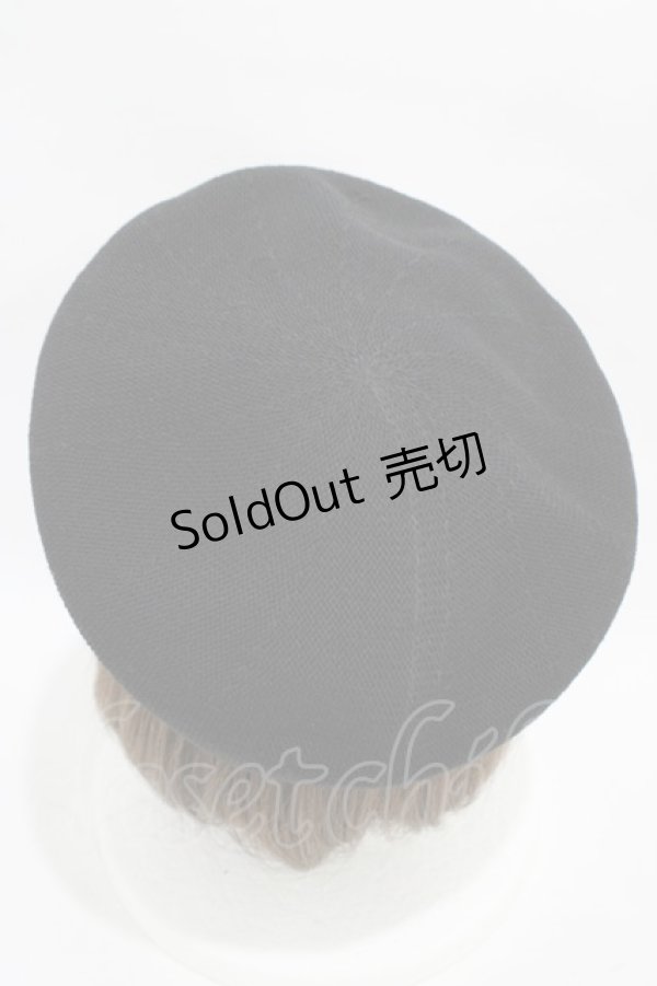 画像2: m petit by misako / NINA'Sコラボベレー  ブラック H-25-11-12-1021-LO-AC-NS-ZH (2)