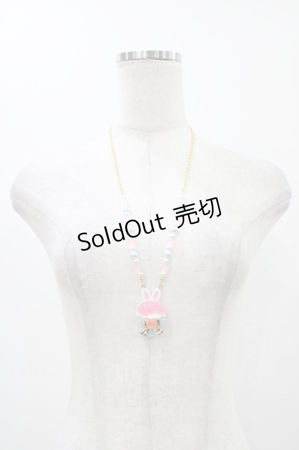 画像2: Angelic Pretty / Bunnyカップケーキネックレス  サックス H-25-11-12-1024-AP-AC-NS-ZH (2)