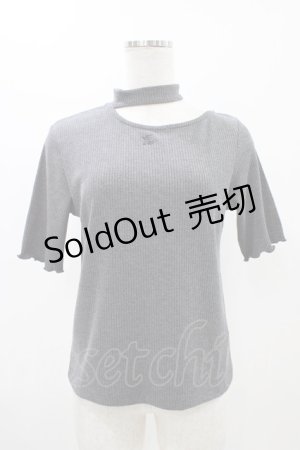 画像: EATME / リブアームウォーマーTOP Free グレー H-25-11-12-1025-LO-TO-NS-ZH