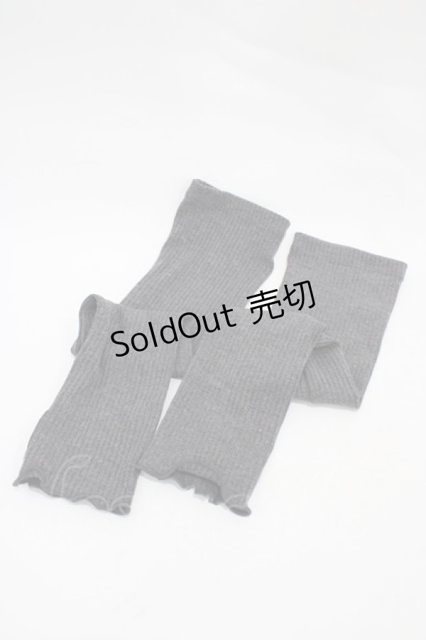 画像3: EATME / リブアームウォーマーTOP Free グレー H-25-11-12-1025-LO-TO-NS-ZH (3)