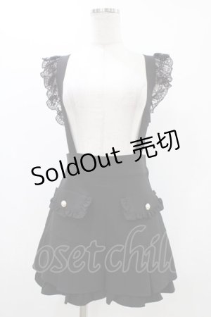 画像: Honey Cinnamon / レースサスタックショートパンツ Free ブラック H-25-11-12-1026-LO-PA-NS-ZH