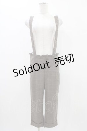 画像: Ank Rouge / サスペンダーパンツ M ブラウン H-25-11-12-1027-CA-PA-NS-ZH