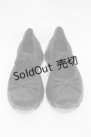 画像: Cherirulu Chocola / バレエシューズ LL ブラック H-25-11-12-1003-0-SH-NS-ZH