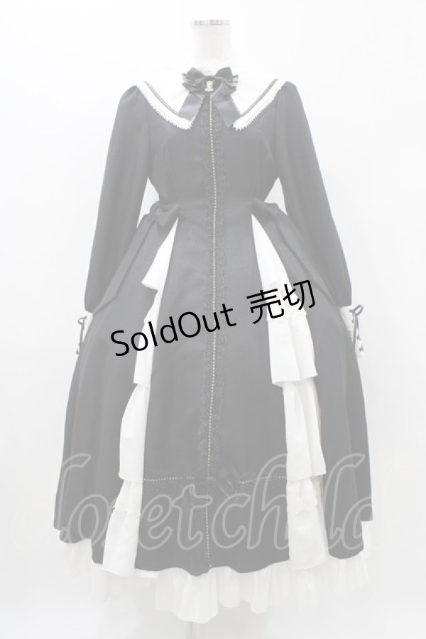 画像1: ALICE and the PIRATES / St.Valerie〜大聖堂の秘密〜ロングワンピース Free ブラック H-25-11-12-1030-PA-OP-NS-ZH (1)