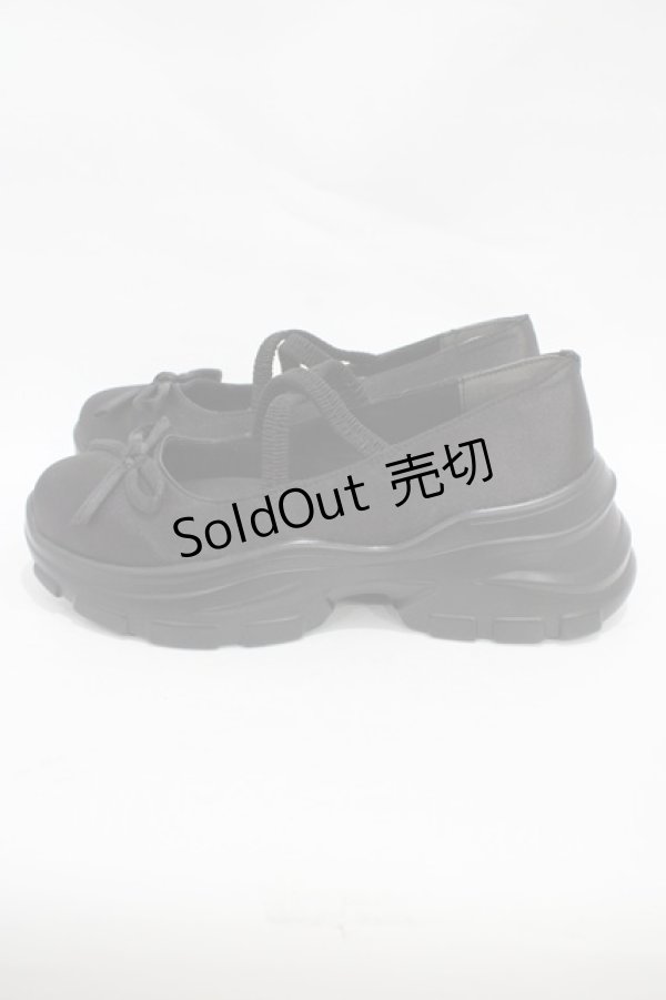 画像2: Cherirulu Chocola / バレエシューズ LL ブラック H-25-11-12-1003-0-SH-NS-ZH (2)