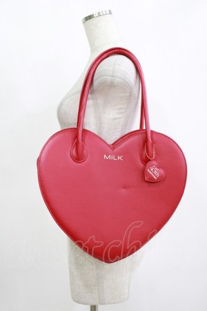 画像: MILK / 45thハートバッグ  レッド H-25-11-12-054-ML-BG-KB-ZH