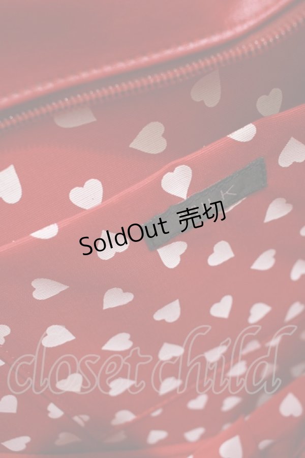 画像4: MILK / 45thハートバッグ  レッド H-25-11-12-054-ML-BG-KB-ZH (4)