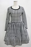 画像1: MILK / ギンガムKISSワンピース  ブラックギンガム H-25-11-12-006-ML-OP-KB-ZH (1)