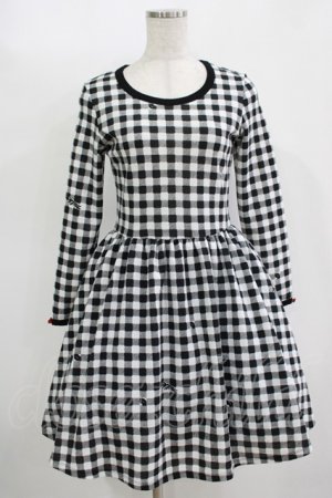 画像: MILK / ギンガムKISSワンピース  ブラックギンガム H-25-11-12-006-ML-OP-KB-ZH
