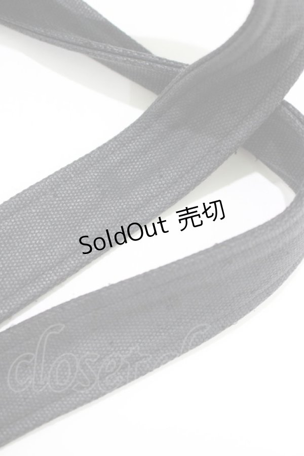 画像4: h.naoto Blood / クロスチャーム付ジャガード切替バッグ  ブラック H-25-11-12-056-HN-BG-KB-ZH (4)