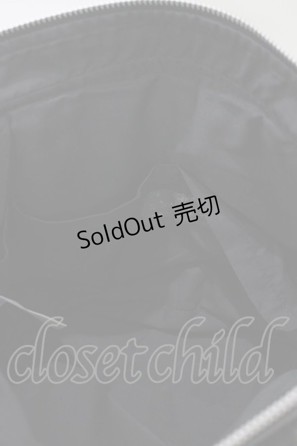 画像5: h.naoto Blood / クロスチャーム付ジャガード切替バッグ  ブラック H-25-11-12-056-HN-BG-KB-ZH (5)