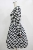 画像2: MILK / ギンガムKISSワンピース  ブラックギンガム H-25-11-12-006-ML-OP-KB-ZH (2)