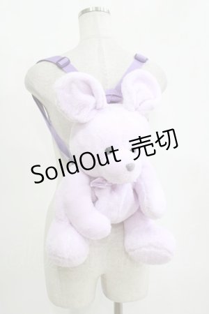 画像: WC / うさぎリュック  ラベンダー H-25-11-12-059-PU-BG-KB-ZH
